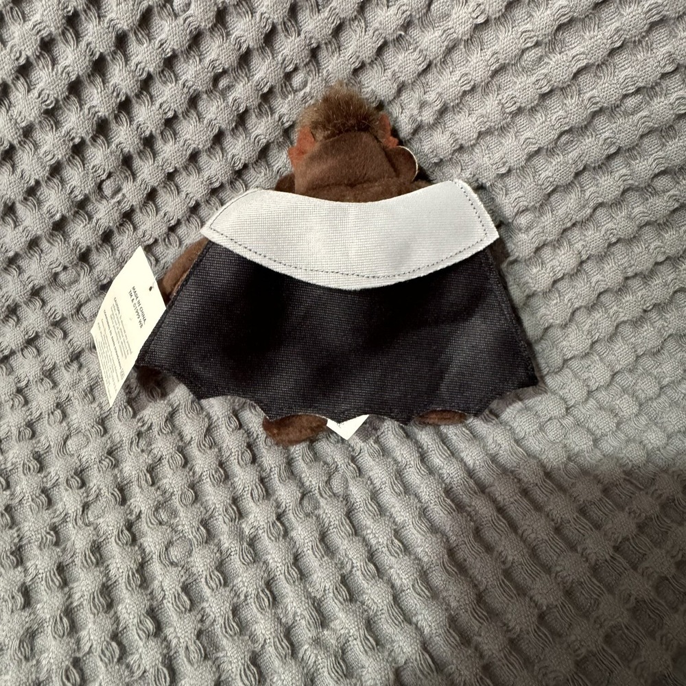 VNTG 1999 Looney Tunes Taz Trick or Treat Mini Bean Bag Plush Halloween Vampire - Picture 2 of 4